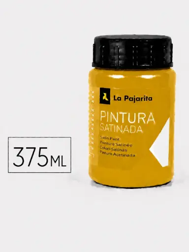 [825784] PINTURA SATINADA METALIZADA ORO 375ML LA PAJARITA