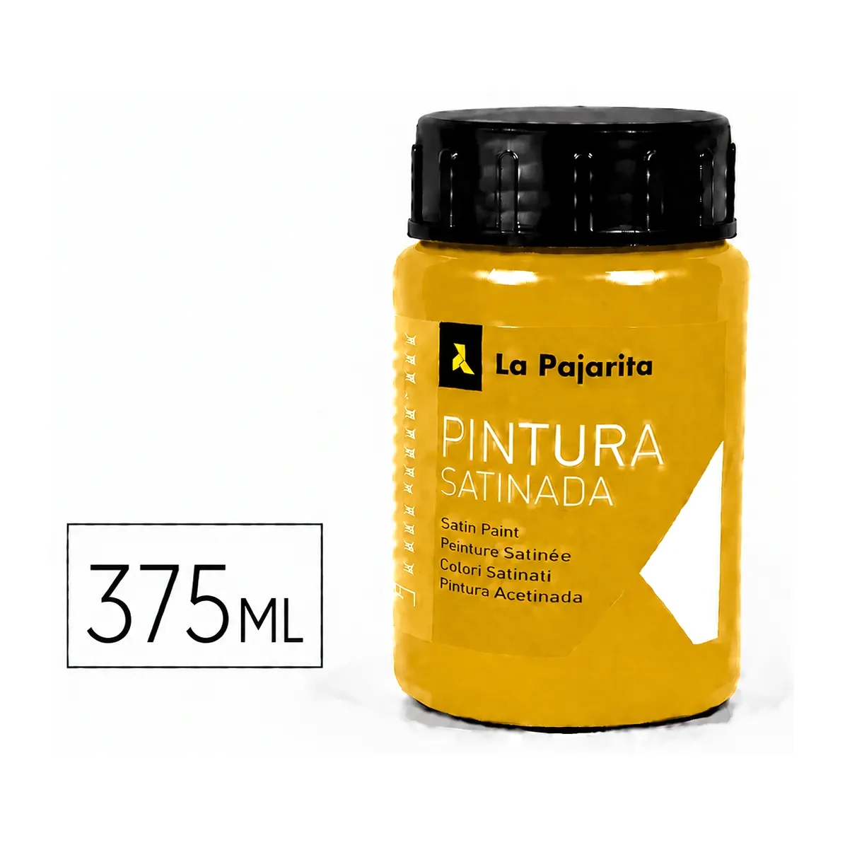 [825784] PINTURA SATINADA METALIZADA ORO 375ML LA PAJARITA