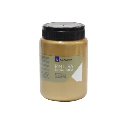 [825784] PINTURA SATINADA METALIZADA ORO 375ML LA PAJARITA