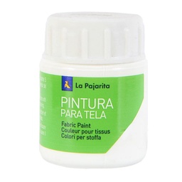 PINTURA PARA TELA T-01 BLANCO 25ML LA PAJARITA