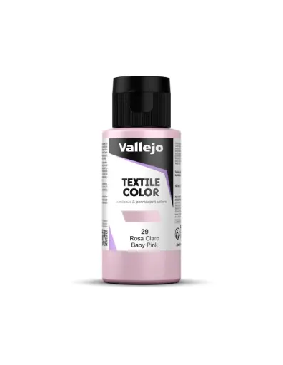 [828723] PINTURA TEXTIL VALLEJO Nº 29 ROSA CLARO 60 ML