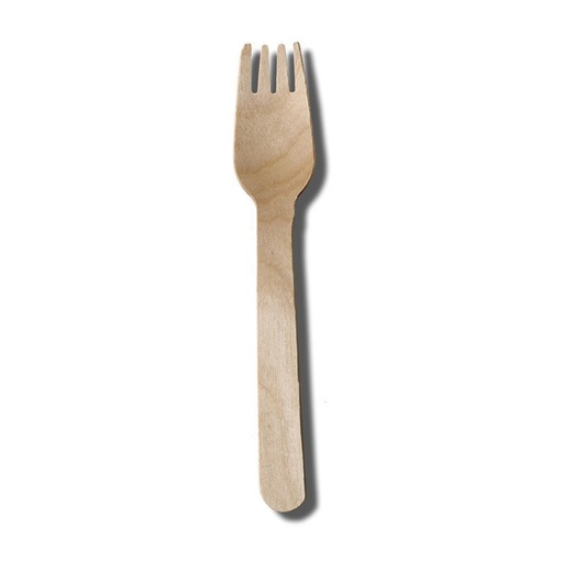 [749042] TENEDOR MADERA REUTILIZABLE 100 UDS