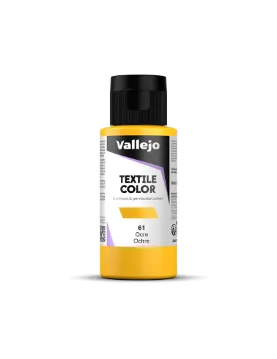 [825727] PINTURA TEXTIL VALLEJO Nº 61 OCRE 60 ML