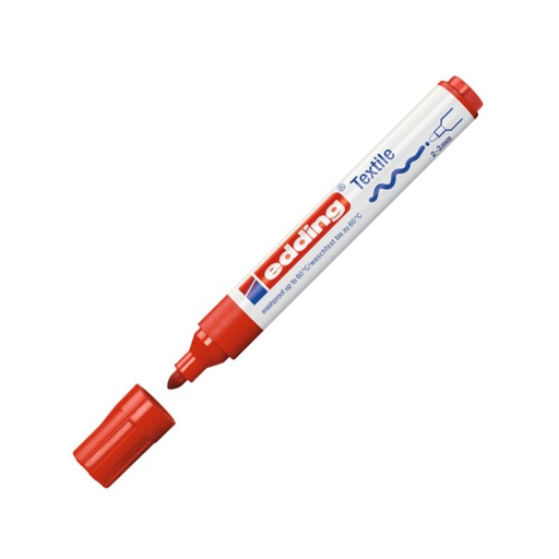 [119576] ROTULADOR EDDING 4500 ROJO PARA TELA