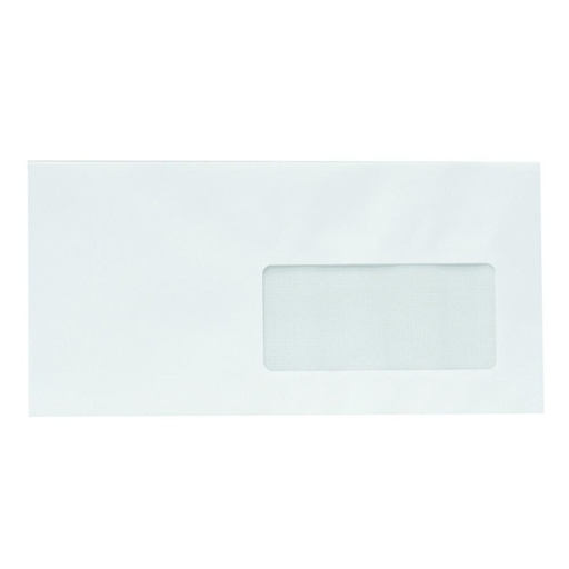 [001326] SOBRES DL 110X220MM OFFSET BLANCO 90G CON VENTANA