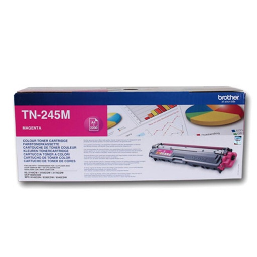 [165231] TÓNER MAGENTA ORIGINAL BROTHER ALTA CAPACIDAD TN245M
