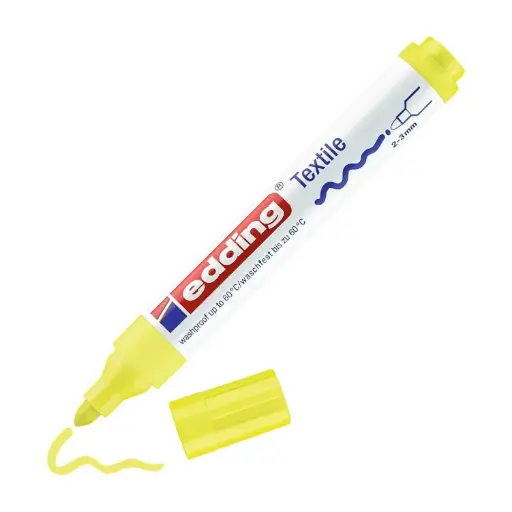 [825832] ROTULADOR EDDING 4500 AMARILLO PARA TELA