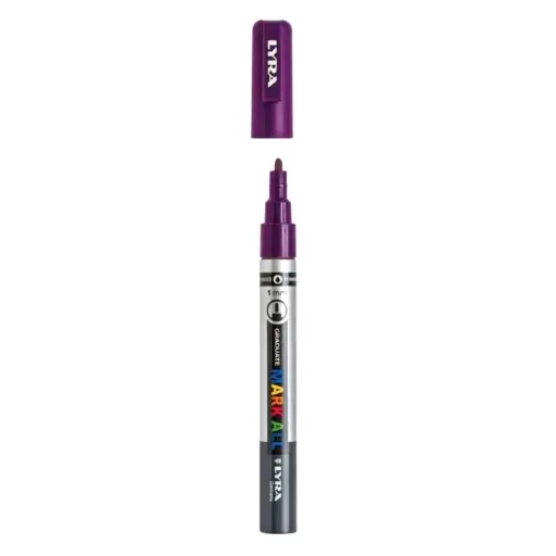 [825895] ROTULADOR ACRÍLICO LYRA 1MM VIOLETA GRADUATE MARK ALL