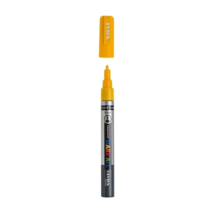 [825896] ROTULADOR ACRÍLICO LYRA 1MM AMARILLO GRADUATE MARK ALL