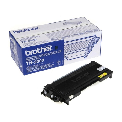 [169939] TÓNER NEGRO ORIGINAL BROTHER TN2000