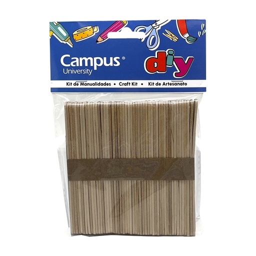 [630961] SET MANUALIDADES CAMPUS PALITO MADERA PEQUEÑO