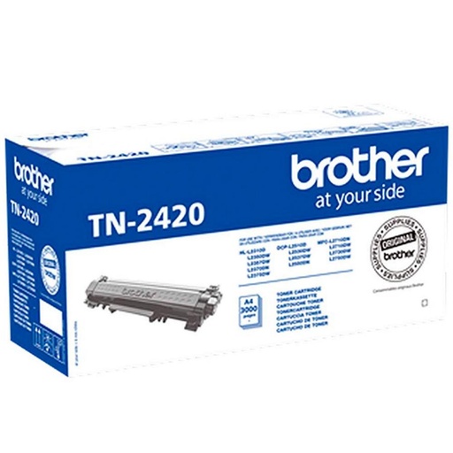 [165585] TÓNER NEGRO ORIGINAL BROTHER TN2420