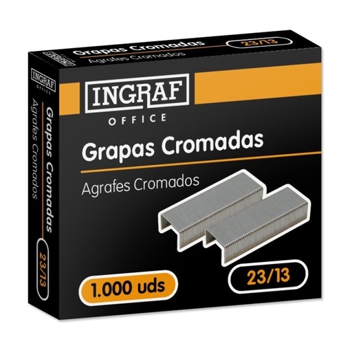 [040092] GRAPAS INGRAF OFFICE GRUESOS 23/13 CAJA1000 UDS