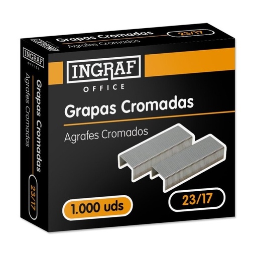 [040094] GRAPAS INGRAF OFFICE GRUESOS 23/17 CAJA 1000UDS