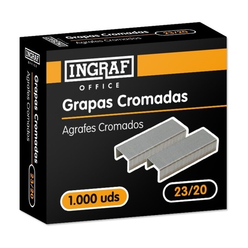 [040095] GRAPAS INGRAF OFFICE GRUESOS 23/20 CAJA 1000UDS