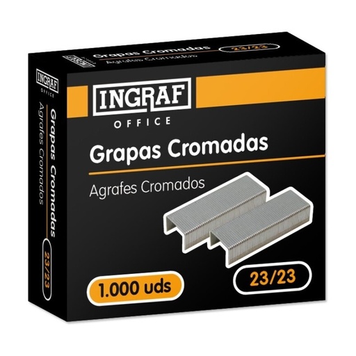 [040096] GRAPAS INGRAF OFFICE GRUESOS 23/23 CAJA 1000UDS