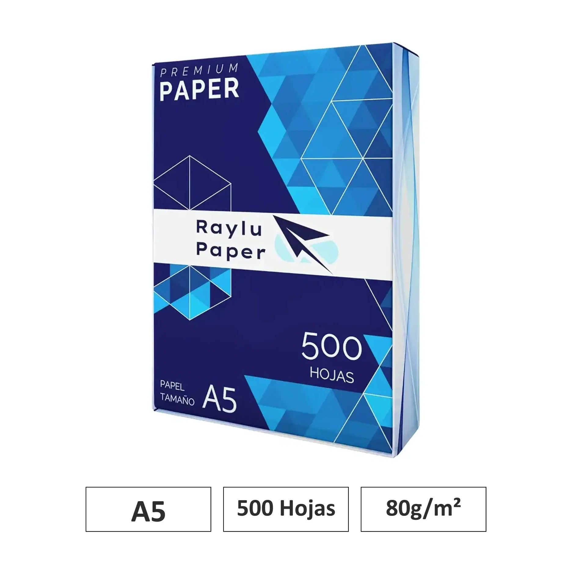 [002463] PAPEL RAYLU PAPER A5 PREMIUM 80GR 500 HOJAS