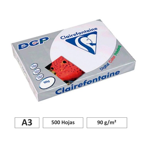 [002268] PAPEL CLAIREFONTAINE A3 90G 500 HOJAS