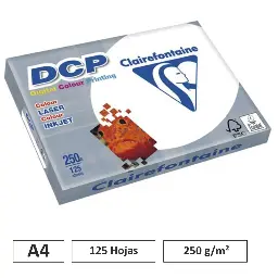 PAPEL CLAIREFONTAINE A4 250G 125 HOJAS