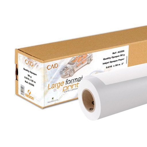 [028994] PAPEL PARA PLOTTER CANSON OPACO ROLLO 24" (610 mm x 50 m) 90 g