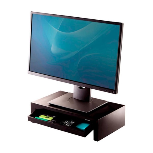 [248983] ELEVADOR MONITOR SUITES CON BANDEJA NEGRO FELLOWES