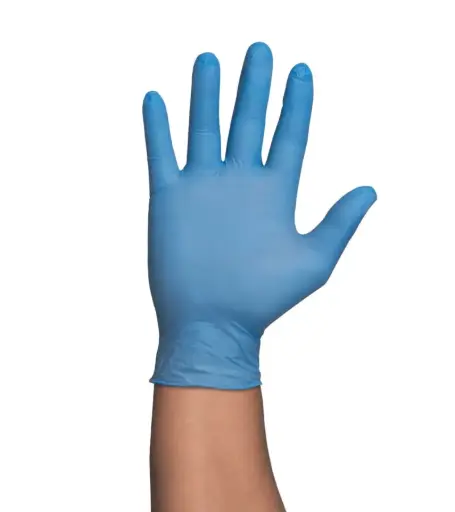 [825029] GUANTE DE NITRILO SIN POLVO ESTÉRIL TALLA G AZUL