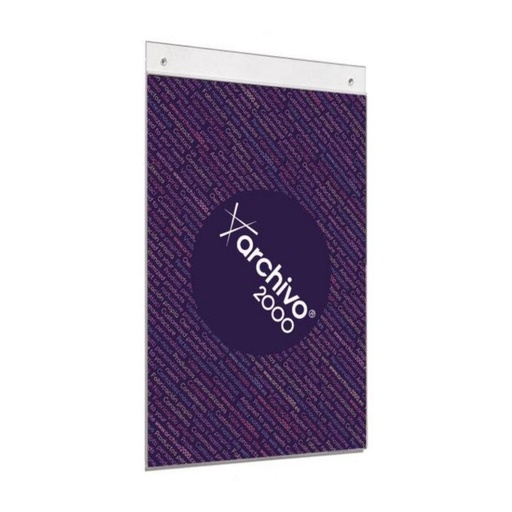 [068887] MURAL ARCHIVO 2000 A4 VERTICAL CON TALADROS CRISTAL TRANSPARENTE 210X320 MM