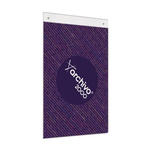 [068885] MURAL ARCHIVO 2000 DIN A3 VERTICAL CON TALADROS CRISTAL TRANSPARENTE 300X445 MM