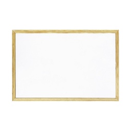 PIZARRA BLANCA CON MARCO DE MADERA RAYLU PAPER 40X30CM