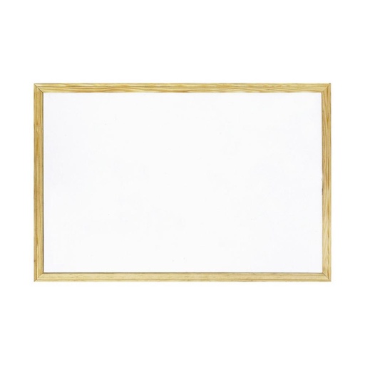 [220215] PIZARRA BLANCA CON MARCO DE MADERA RAYLU PAPER 60X90CM
