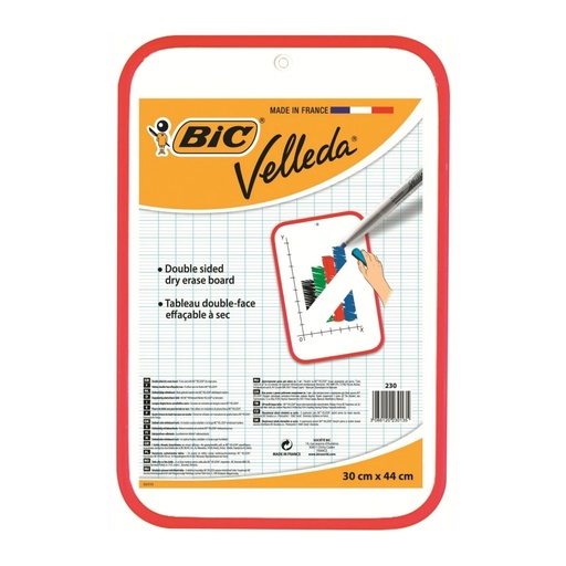 [700131] PIZARRA BLANCA INFANTIL BIC VELLEDA 30X44 CM