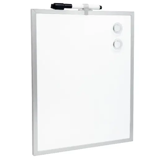 [220598] PIZARRA BLANCA MAGNÉTICA RAYLU PAPER 350X280 MM MARCO DE ALUMINIO