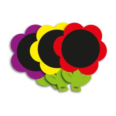 [825734] PIZARRA GIGANTE FLOR SET 3 UNIDADES HENBEA