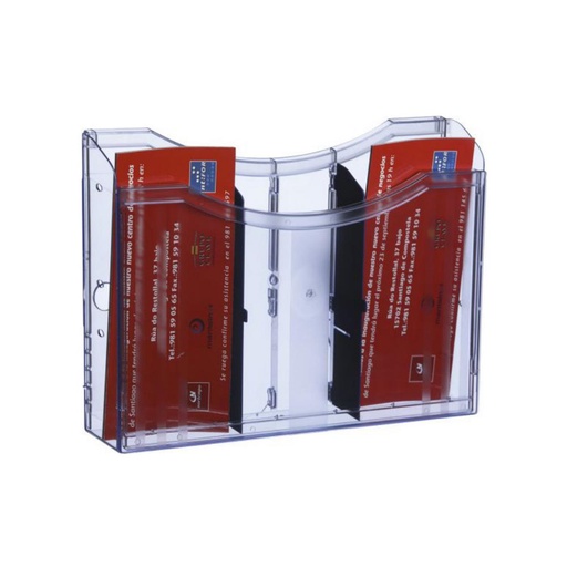 [068863] PORTAFOLLETOS MURAL ARCHIVO 2000 ARCHIPLAY A4 HORIZONTAL CON 1 COMPARTIMENTO Y SEPARADORES 