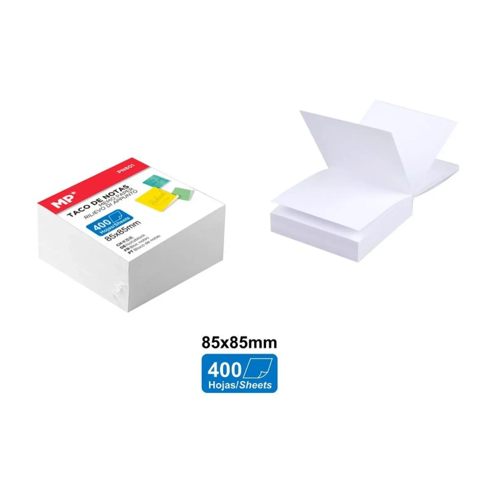 [029306] TACO NOTAS BLANCAS ENCOLADO 8.5X8.5MM