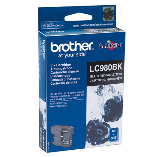 [167465] CARTUCHO BROTHER LC980 NEGRO 