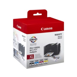 CARTUCHO CANON 1500XL BK/C/M/Y /PACK4 9182B004