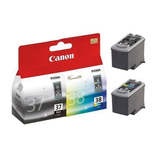 [166235] CARTUCHO CANON 37/38 PACK2 *