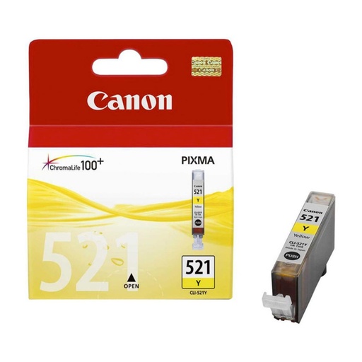 [167354] CARTUCHO CANON 521 CLI521Y AMARILLO 2936B001AA