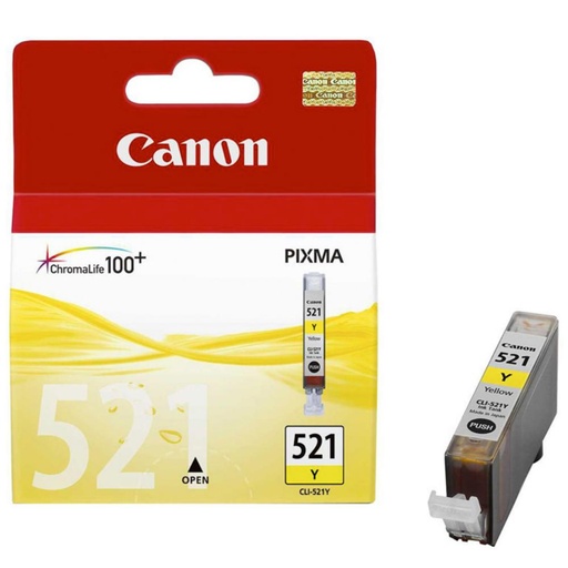[167354] CARTUCHO CANON 521 CLI521Y AMARILLO 2936B001AA