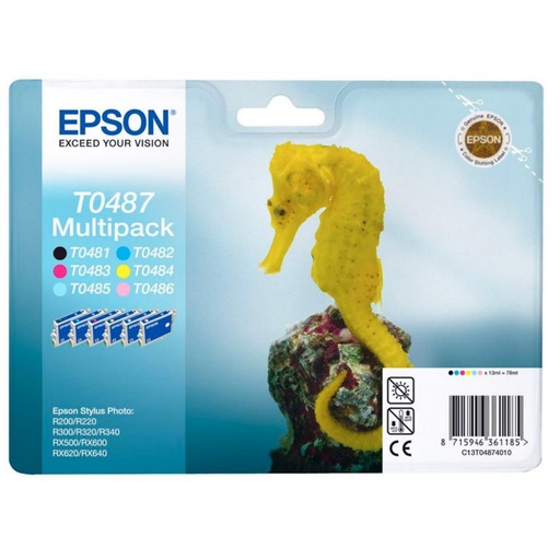 [165628] CARTUCHO EPSON C13T04874010 MULTIPACK PK6