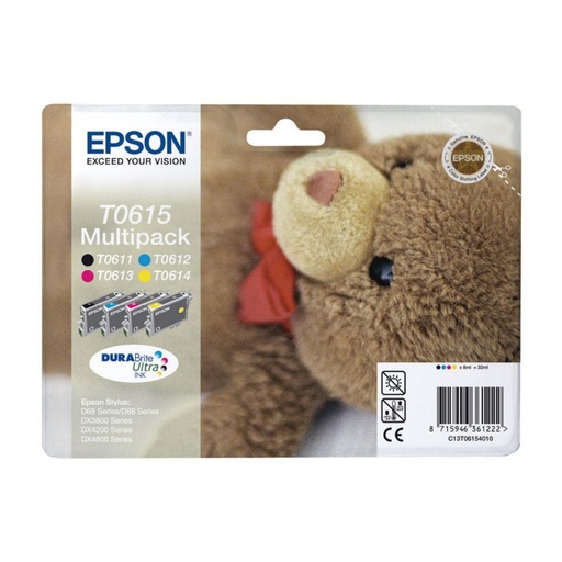 [167382] CARTUCHO EPSON T0615 PACK4