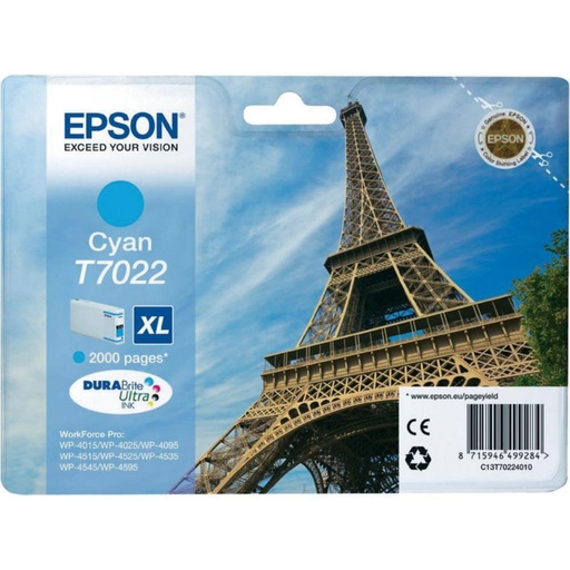 [166287] CARTUCHO EPSON T7022 CYAN *
