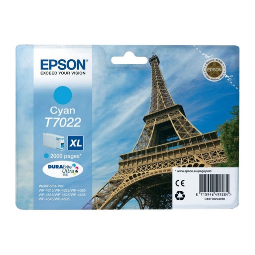 [166287] CARTUCHO EPSON T7022 CYAN *