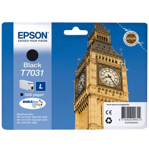 [166290] CARTUCHO EPSON T7031 NEGRO