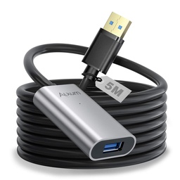 CABLE ALARGADOR USB PREMIUM 2.0 DE 5 METROS NEGRO
