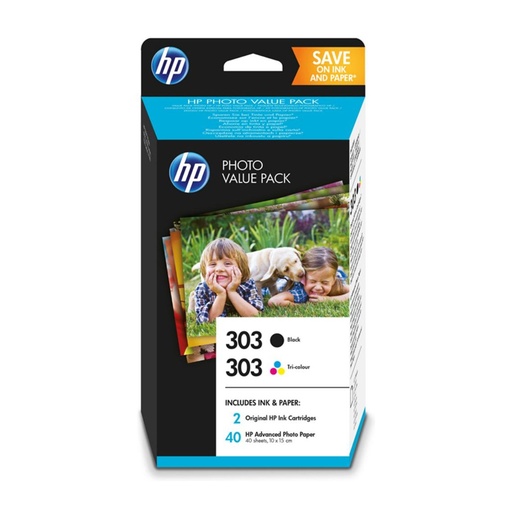 [165127] CARTUCHO HP 303 NEG+TRICOL+40H PHOTO