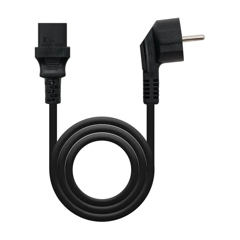 [164002] CABLE ALIMENTACIÓN CPU CEE7-M A C13-H 3 METROS NEGRO
