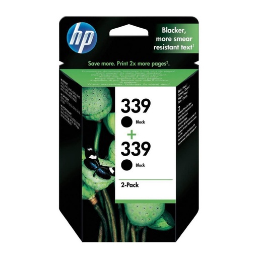 [168018] CARTUCHO HP 339 NEGRO PACK 2UDS