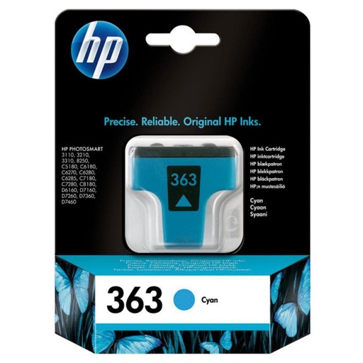 [168051] CARTUCHO HP 363 C8771EE CYAN